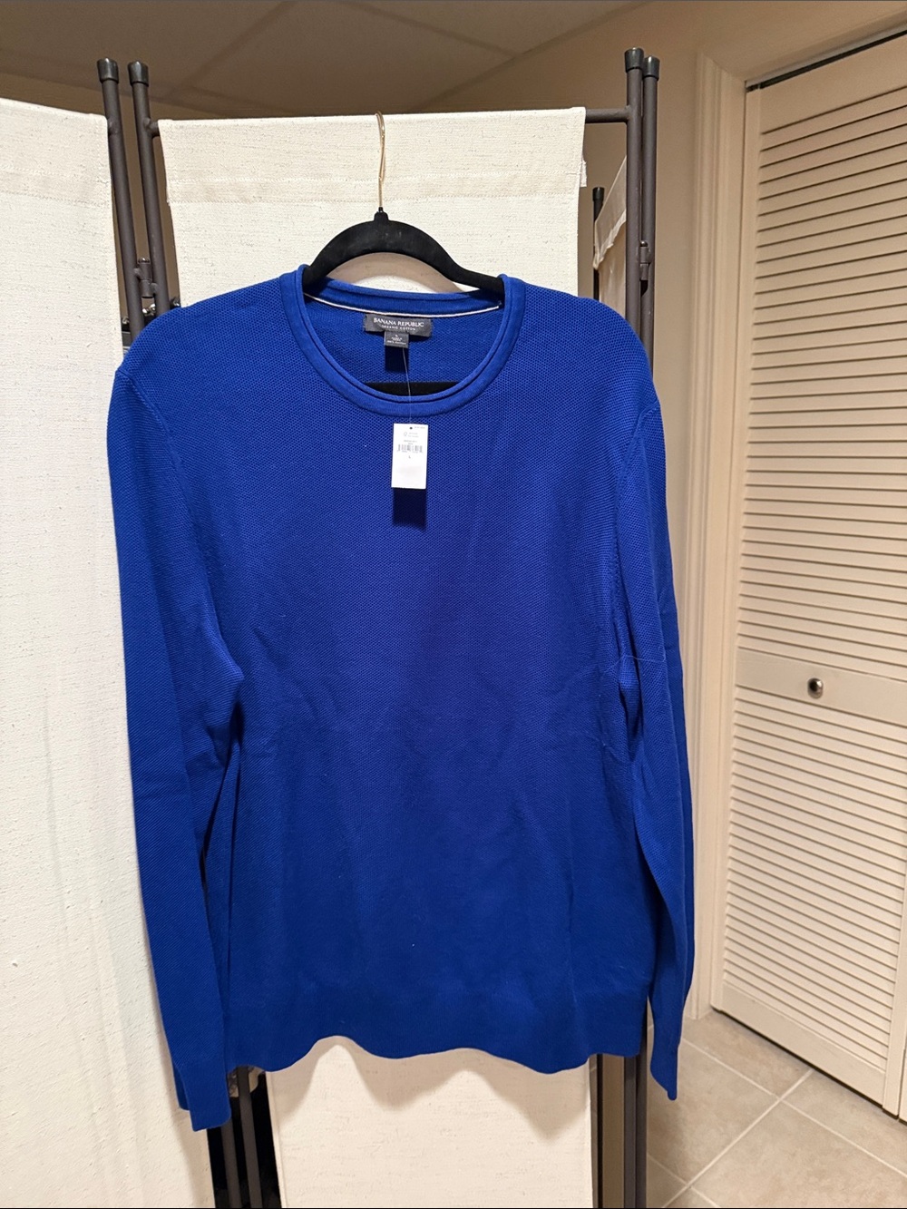 Banana Republic Cobalt Blue Crewneck Sweater